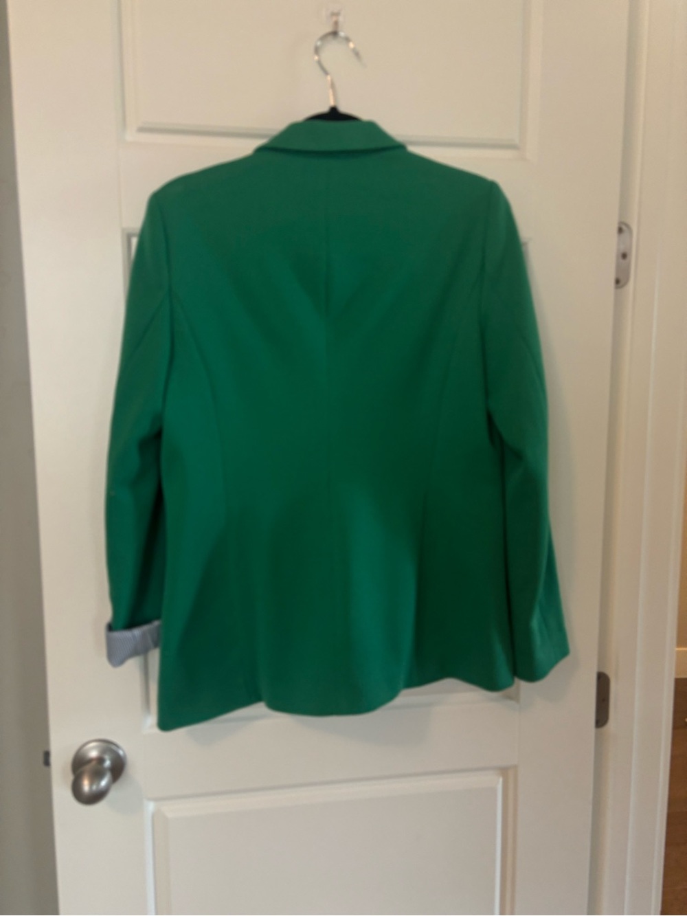 Green Single-Button Blazer - Picture 3 of 4